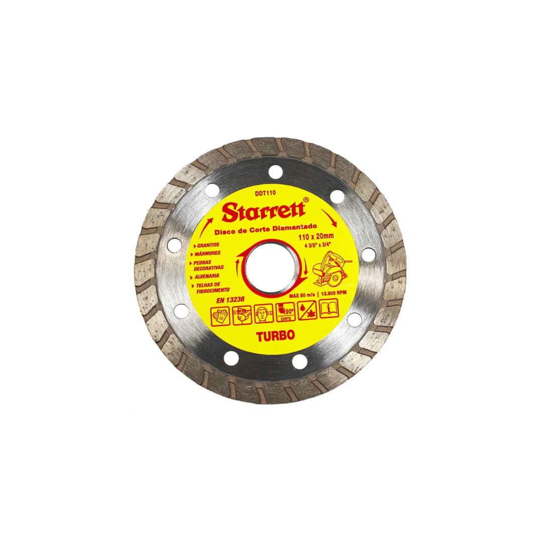 DISCO DE CORTE DIAMANTADO TURBO 110MM STARRET