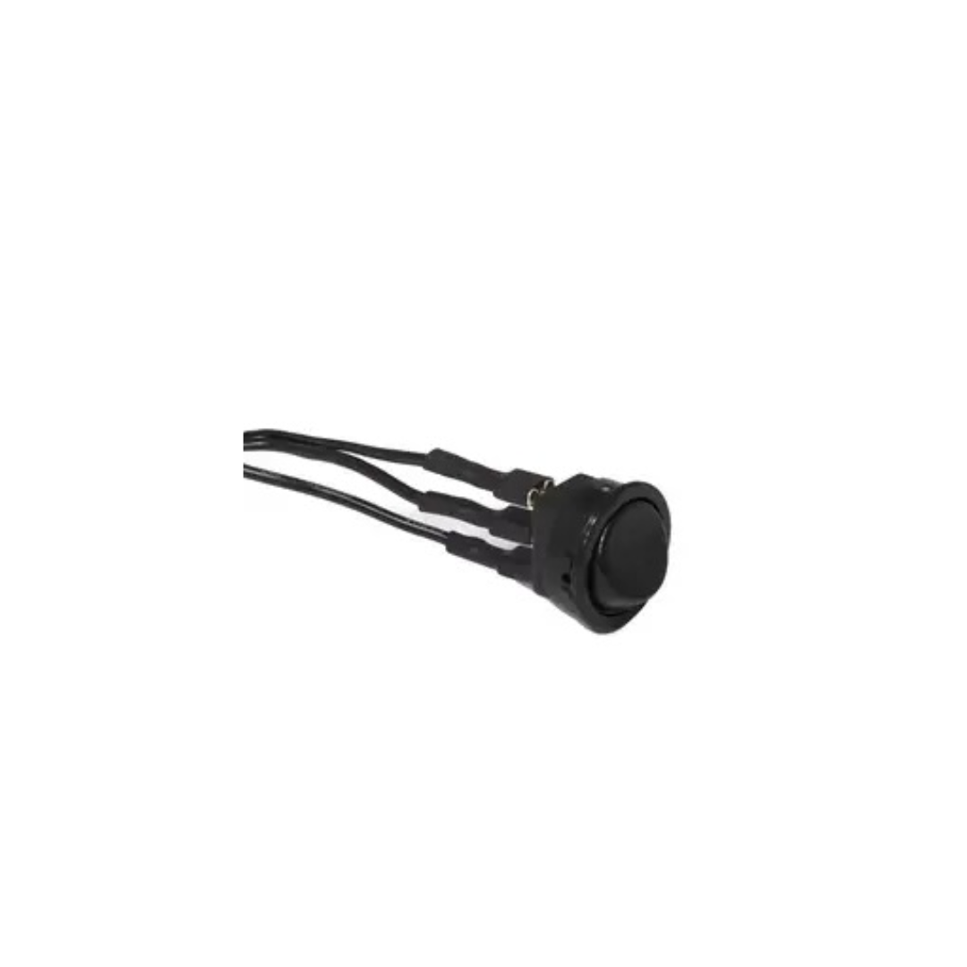 INTERRUPTOR BOLINHA 22MM 3 FIOS - PRETO