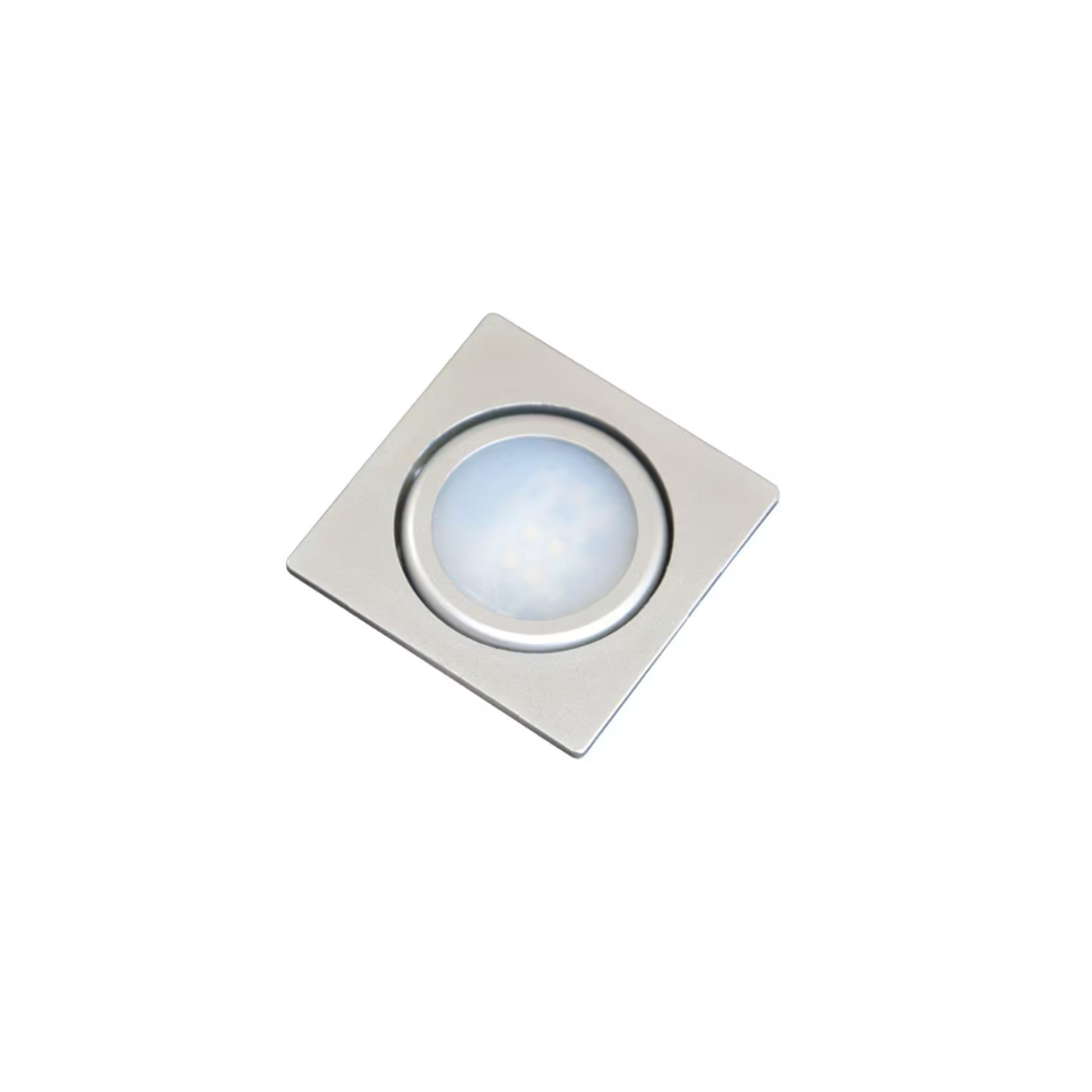 LUMINARIA LED MARSELHA 60MM QUADRADA CROMO