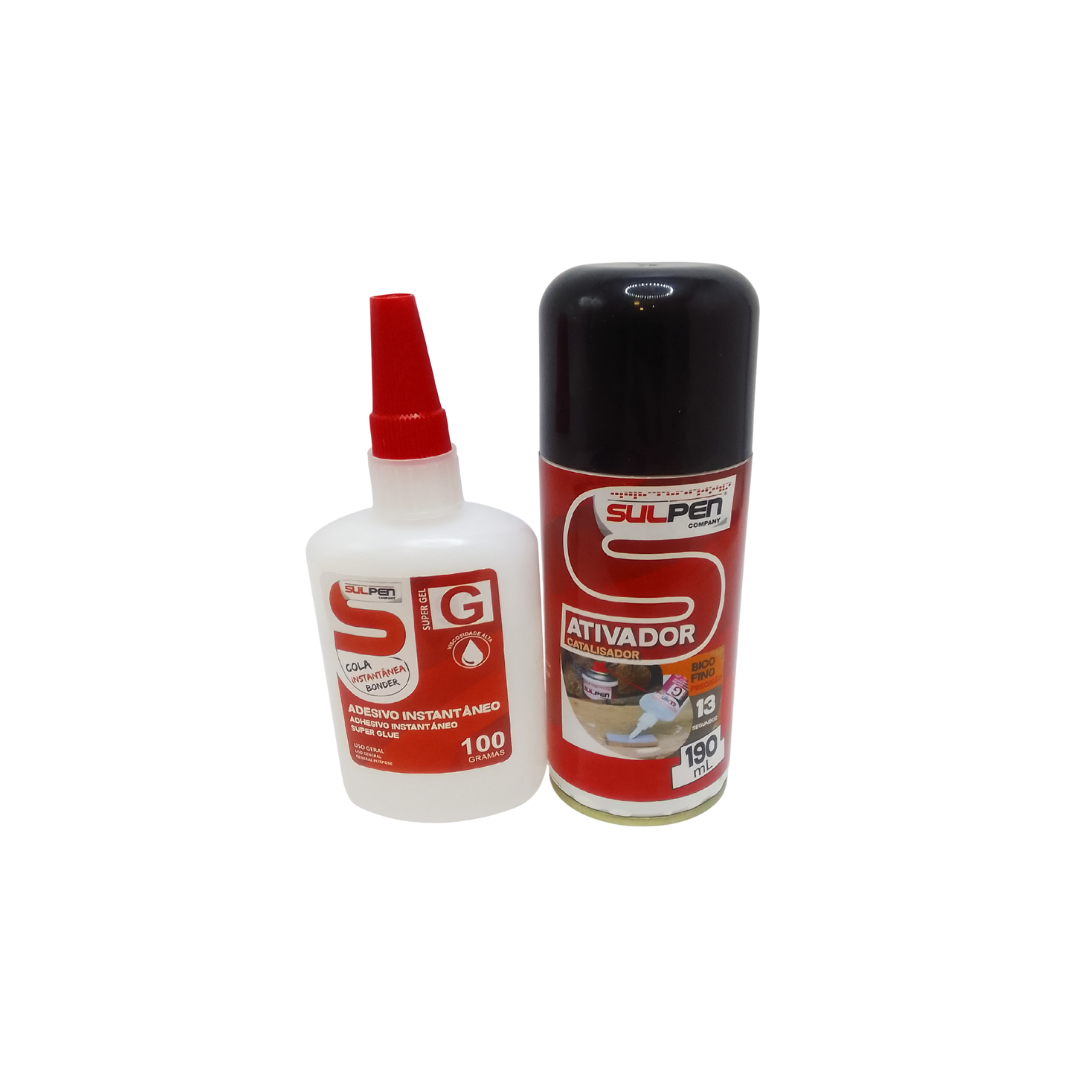 KIT MDF - COLA 100G GEL - SPRAY LATA 190ML